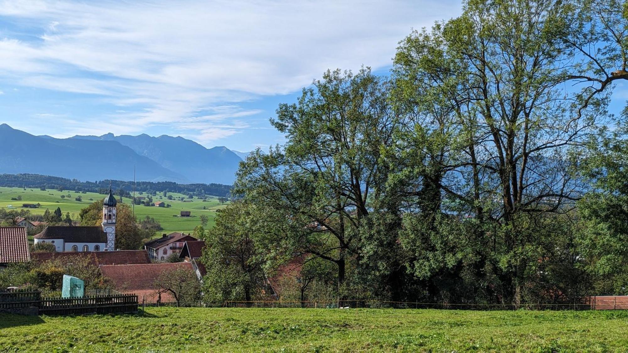 Liboria I Traumhafte Ferienwohnung In Aidling Am Riegsee Mit Atemberaubendem Panoramablick! Ngoại thất bức ảnh